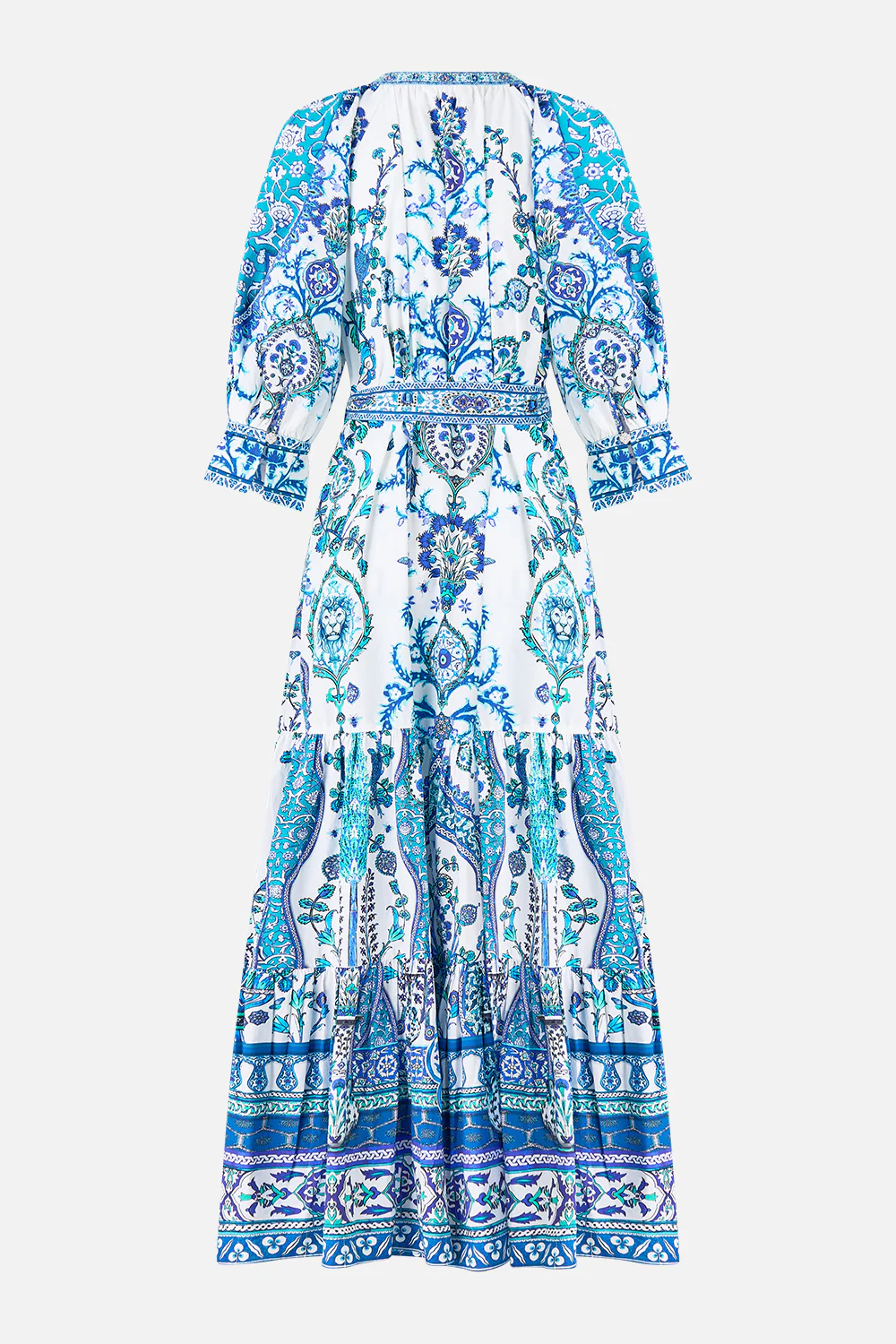 TIERED SHIRT DRESS WITH SHORT SLEEVE ISNIK LULLABY - Image 7