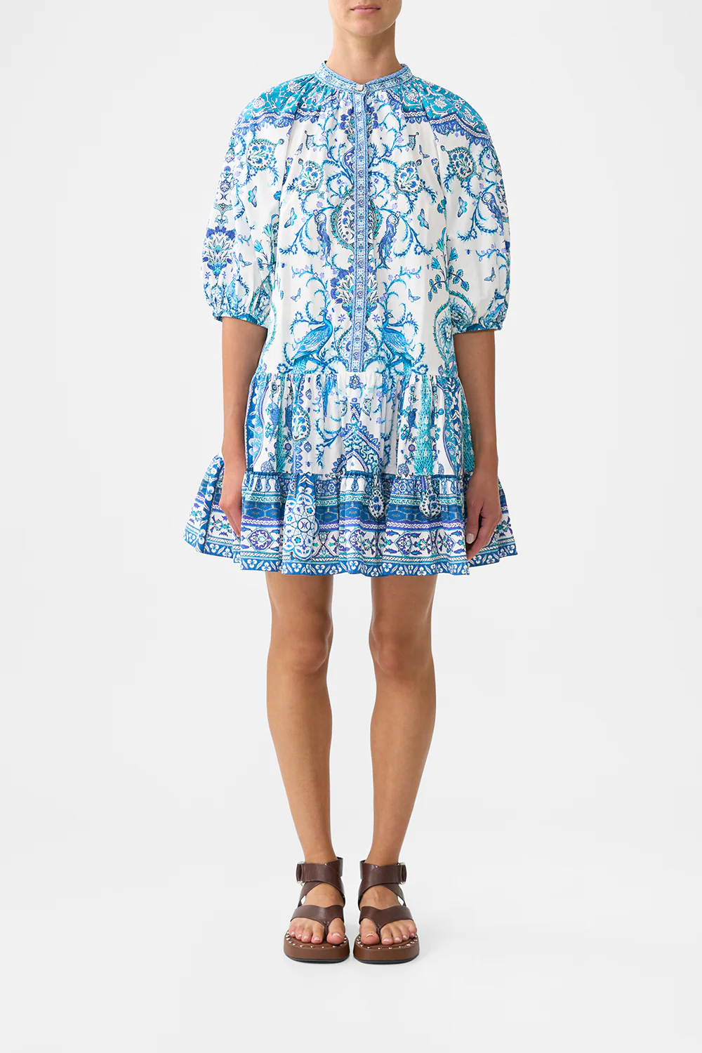 PUFF SLEEVE SHIRT DRESS ISNIK LULLABY