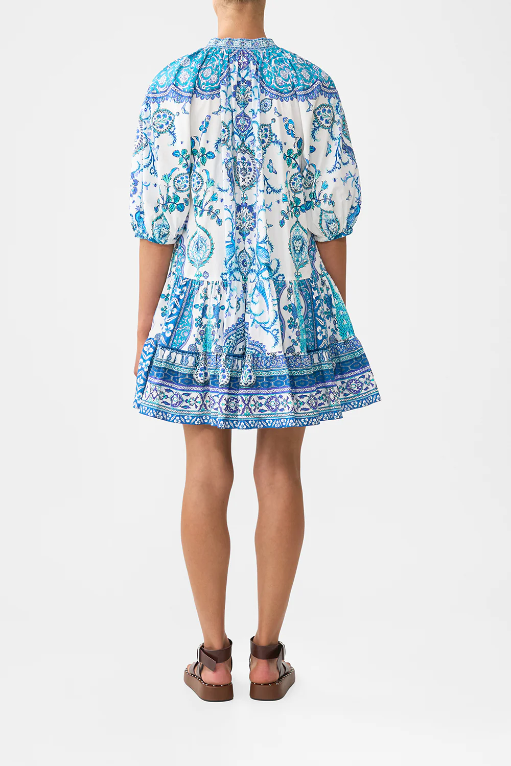 PUFF SLEEVE SHIRT DRESS ISNIK LULLABY - Image 2