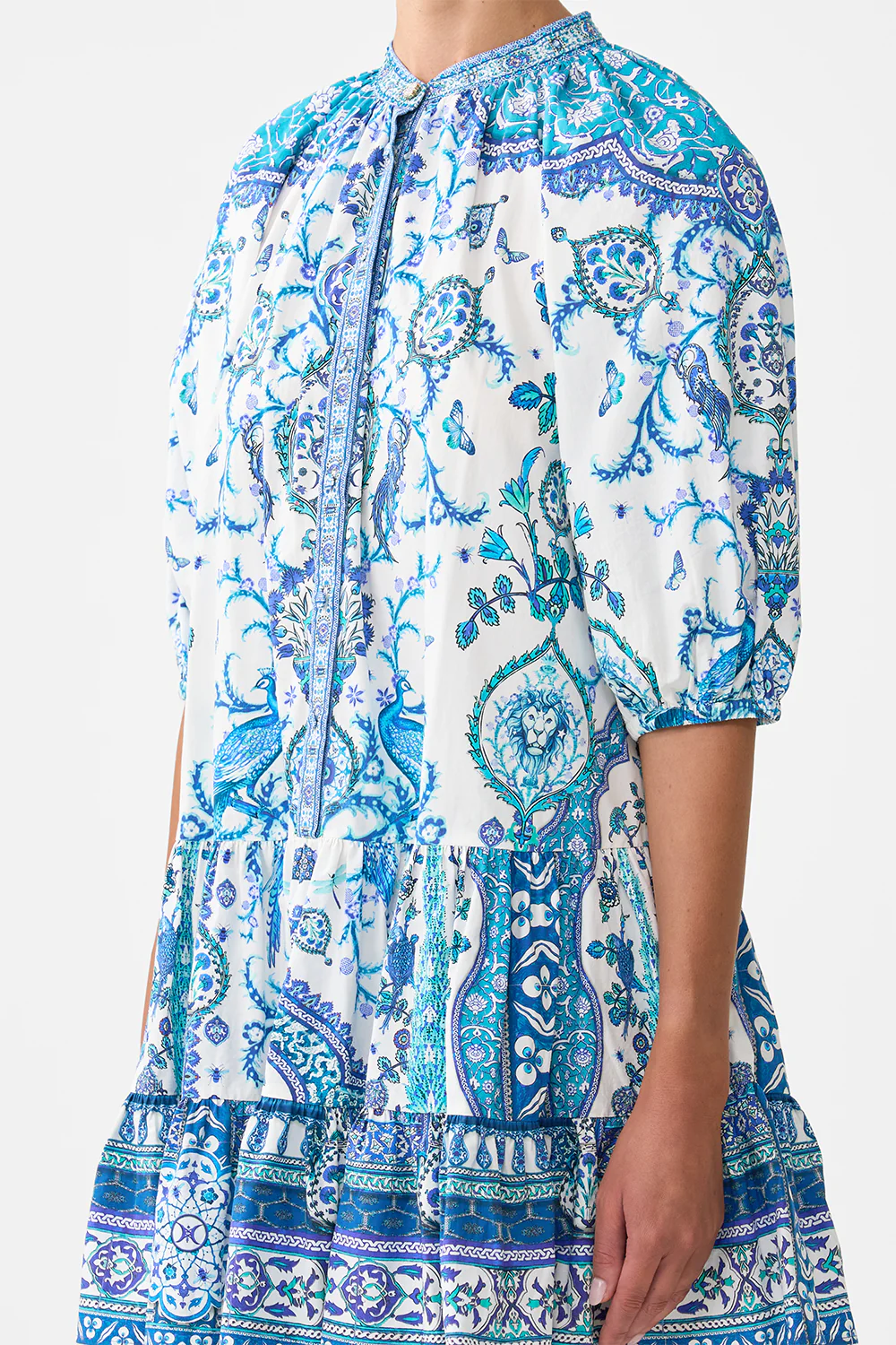 PUFF SLEEVE SHIRT DRESS ISNIK LULLABY - Image 5