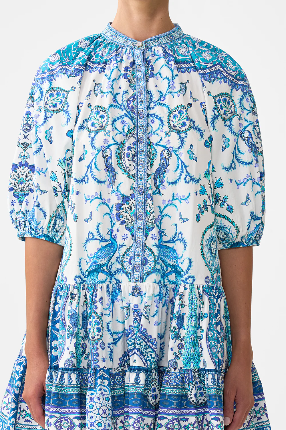 PUFF SLEEVE SHIRT DRESS ISNIK LULLABY - Image 6