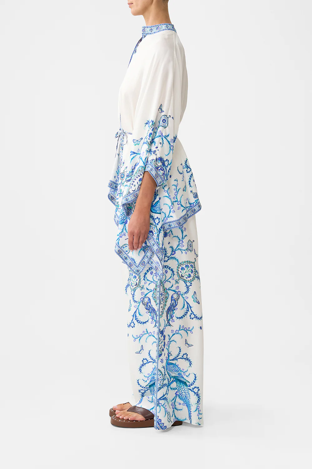 BUTTON THROUGH SCARF BLOUSE ISNIK LULLABY - Image 4