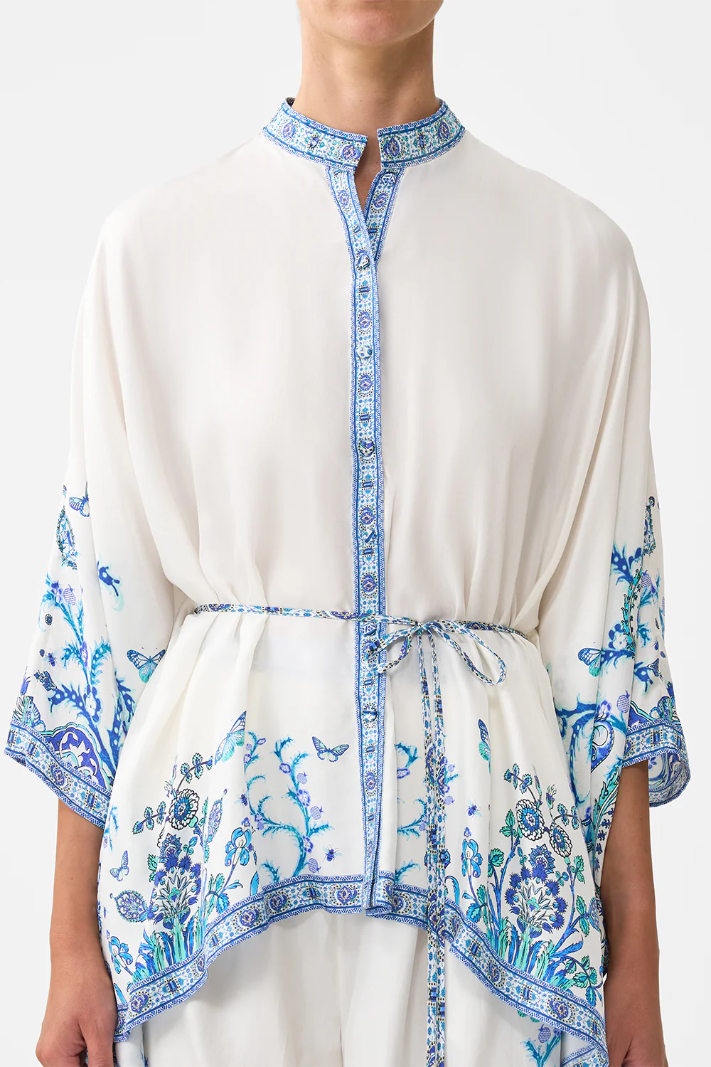 BUTTON THROUGH SCARF BLOUSE ISNIK LULLABY - Image 6