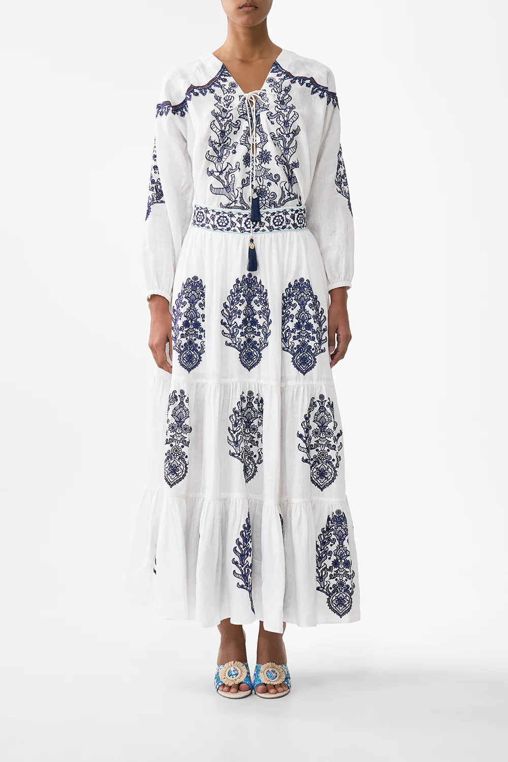 LACE UP BLOUSE ISNIK LULLABY