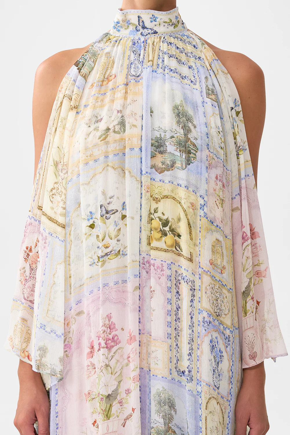 COLD SHOULDER LONG DRESS BOTANICAL BALLADS - Image 5
