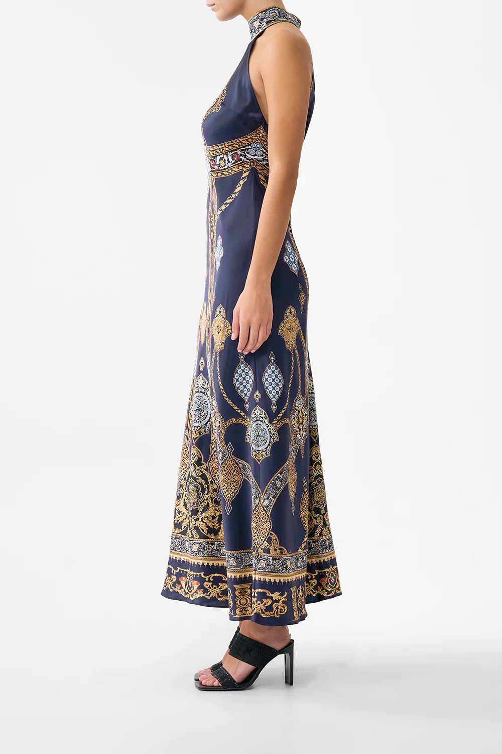 HIGH NECK BIAS DRESS THE IMPERIAL GATE - Image 4