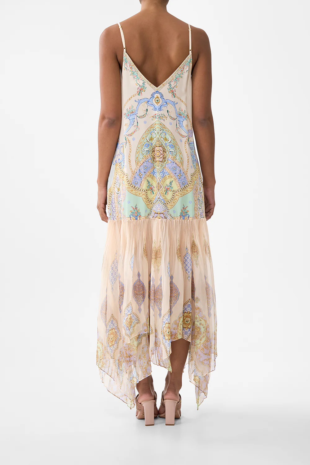 MINIMAL SLIP WITH PLEATED CHIFFON SKIRT EAST OF ISTANBUL - Image 2