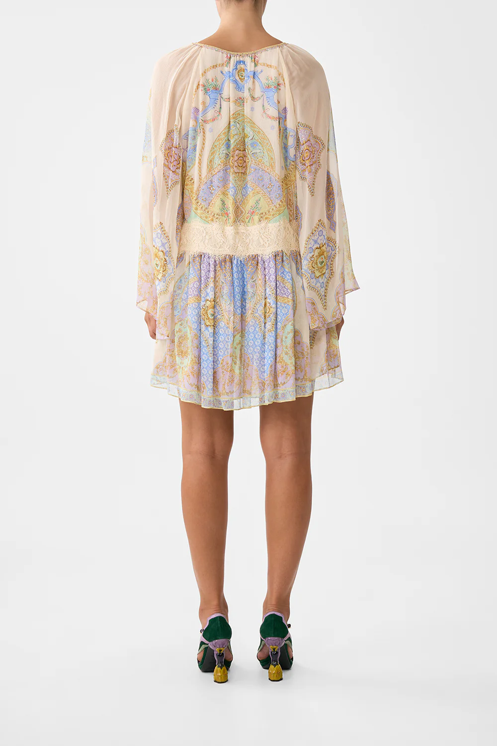 RELAXED SHORT DRESS WITH DROPPED WAIST EAST OF ISTANBUL - Image 2