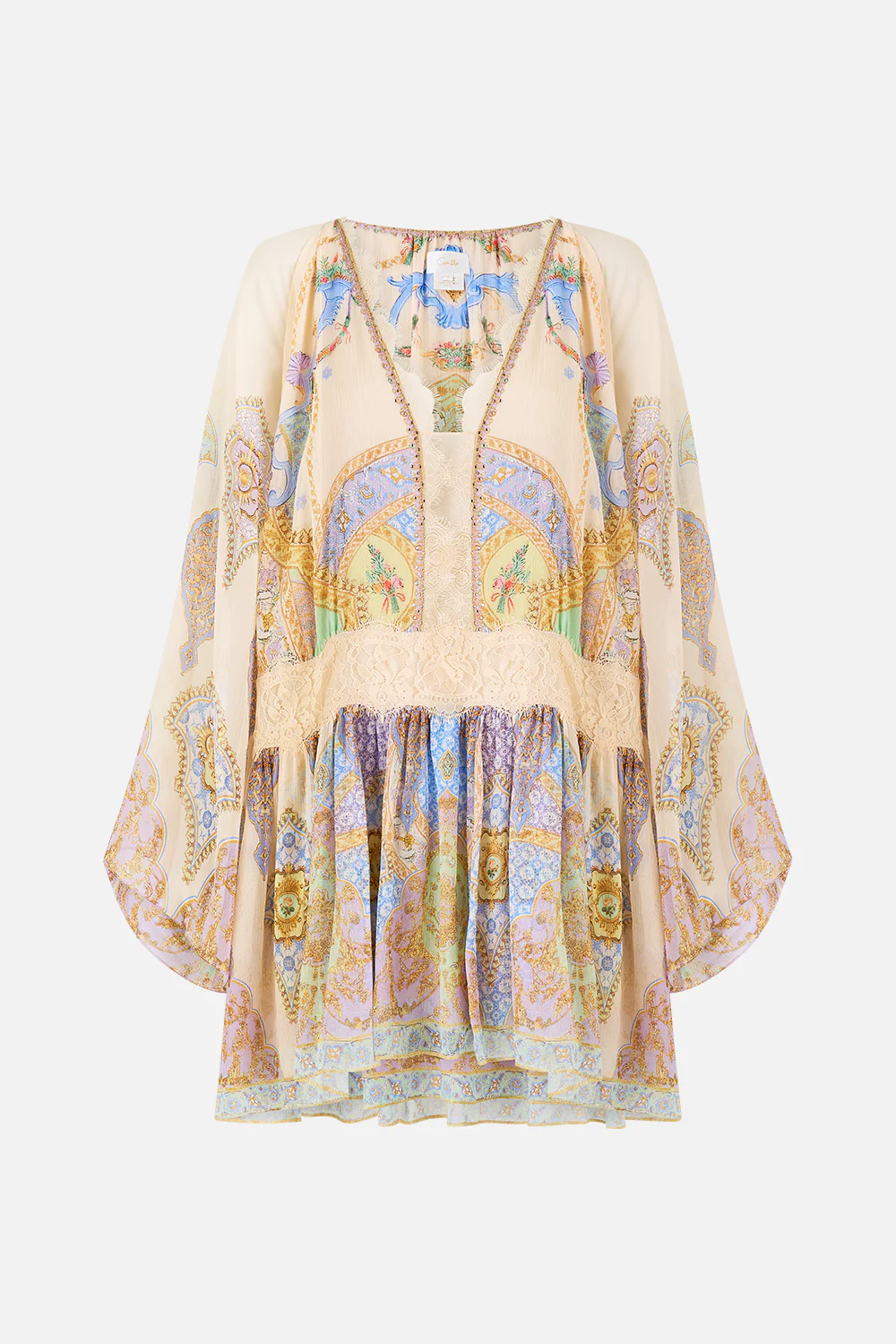 RELAXED SHORT DRESS WITH DROPPED WAIST EAST OF ISTANBUL - Image 3