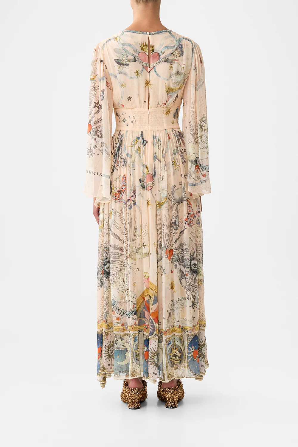HARDWARE DETAIL LONG SLEEVE DRESS HOUSE OF HOROSCOPES - Image 2