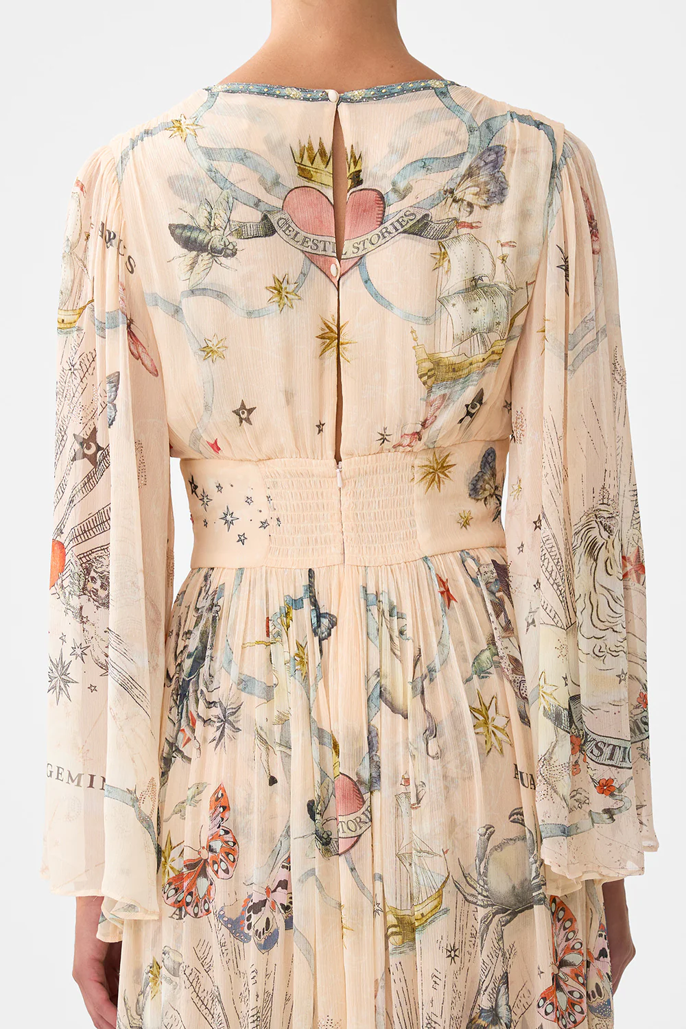 HARDWARE DETAIL LONG SLEEVE DRESS HOUSE OF HOROSCOPES - Image 6