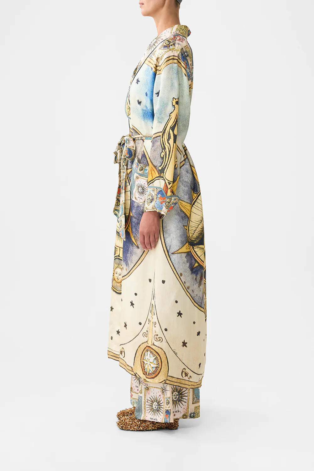 LONG ROBE WITH TIE MY LUCKY STARS - Image 4
