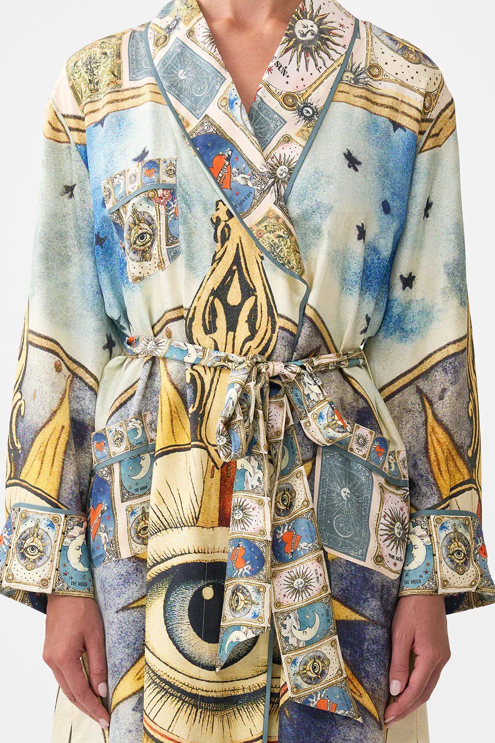 LONG ROBE WITH TIE MY LUCKY STARS - Image 5