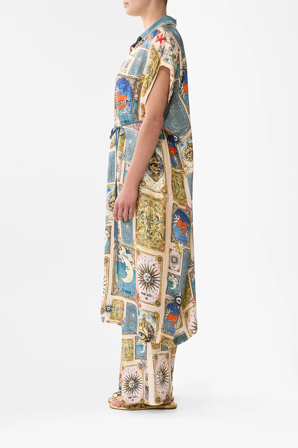 SLEEVELESS SHIRTDRESS MY LUCKY STARS - Image 4