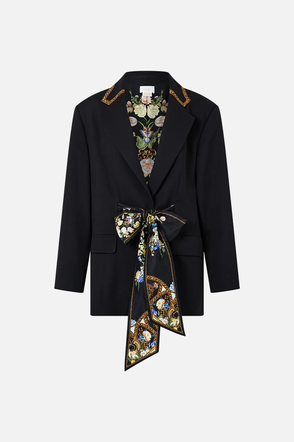 BOYFRIEND JACKET WITH BOW DETAIL OTTOMAN ELEGANCE - Image 3