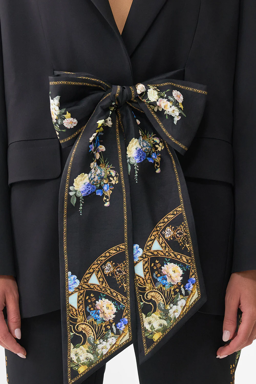 BOYFRIEND JACKET WITH BOW DETAIL OTTOMAN ELEGANCE - Image 6