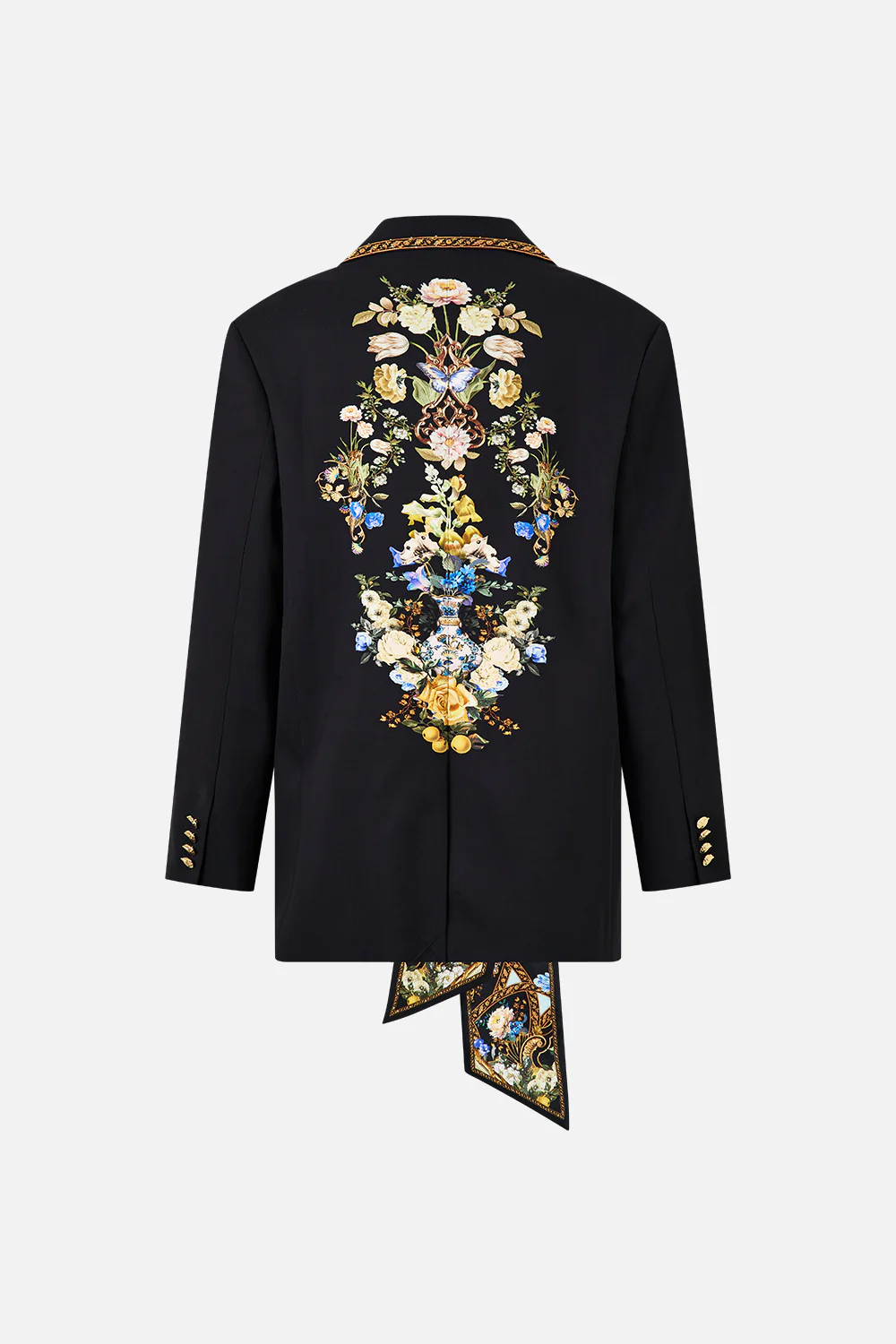 BOYFRIEND JACKET WITH BOW DETAIL OTTOMAN ELEGANCE - Image 8
