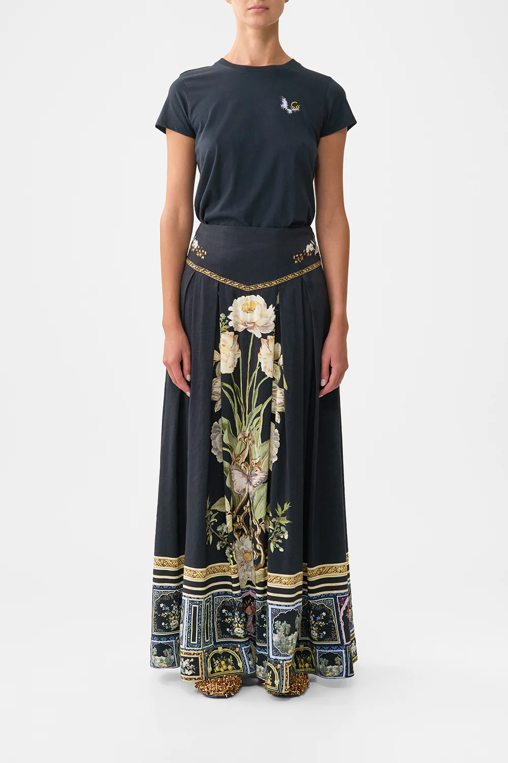CORSET WAIST MAXI SKIRT OTTOMAN ELEGANCE