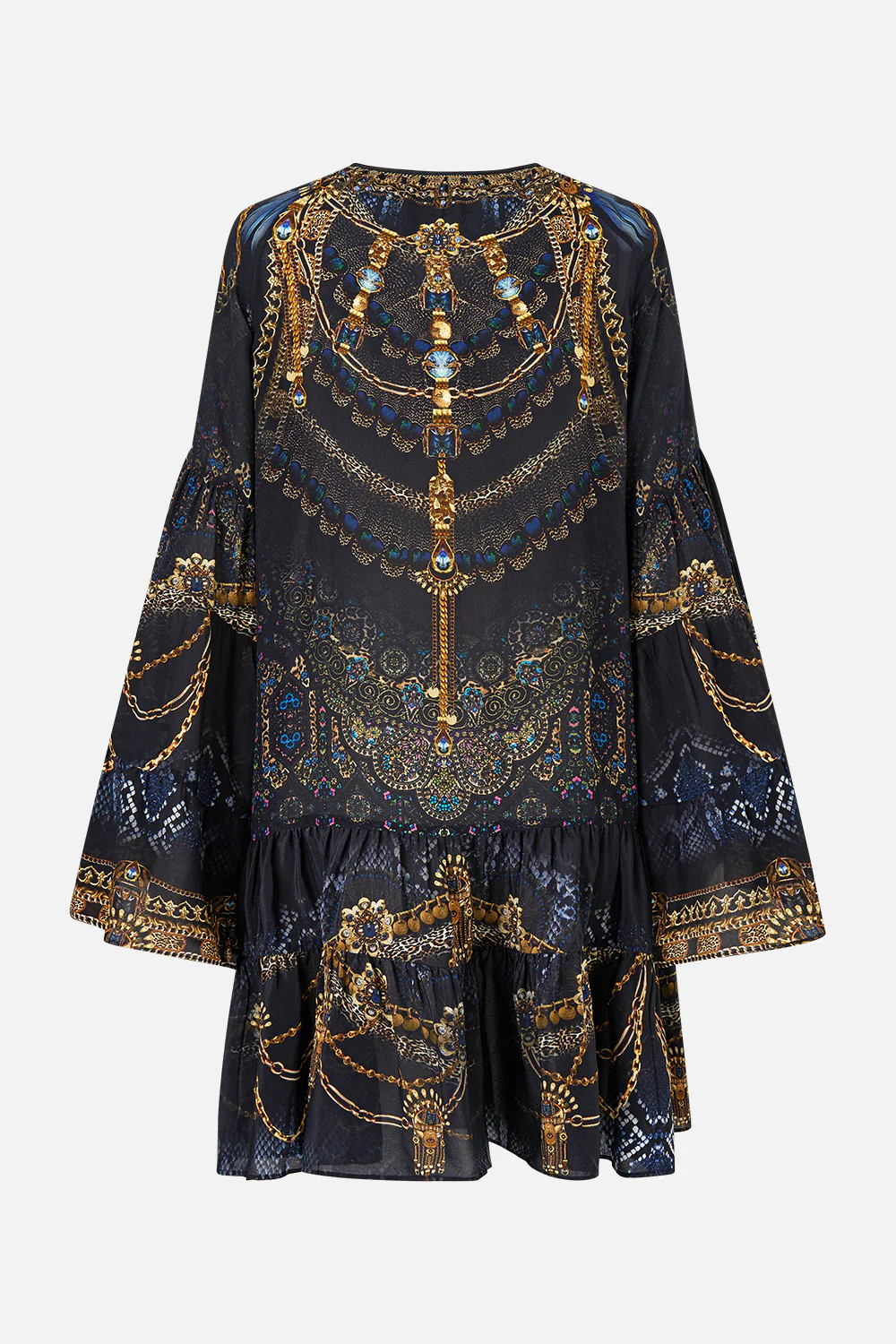 A-LINE GATHERED PANEL DRESS SONG OF THE SOLSTICE - Image 7