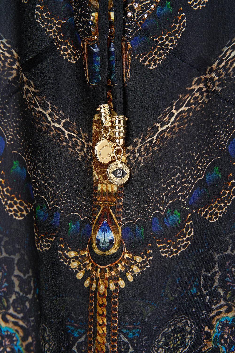 A-LINE GATHERED PANEL DRESS SONG OF THE SOLSTICE - Image 8