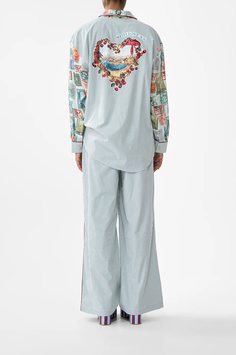 BUTTON FRONT LOUNGE PANT WITH LOVE FROM TÜRKIYE - Image 2