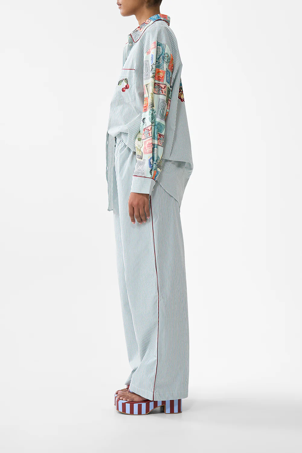 BUTTON FRONT LOUNGE PANT WITH LOVE FROM TÜRKIYE - Image 4