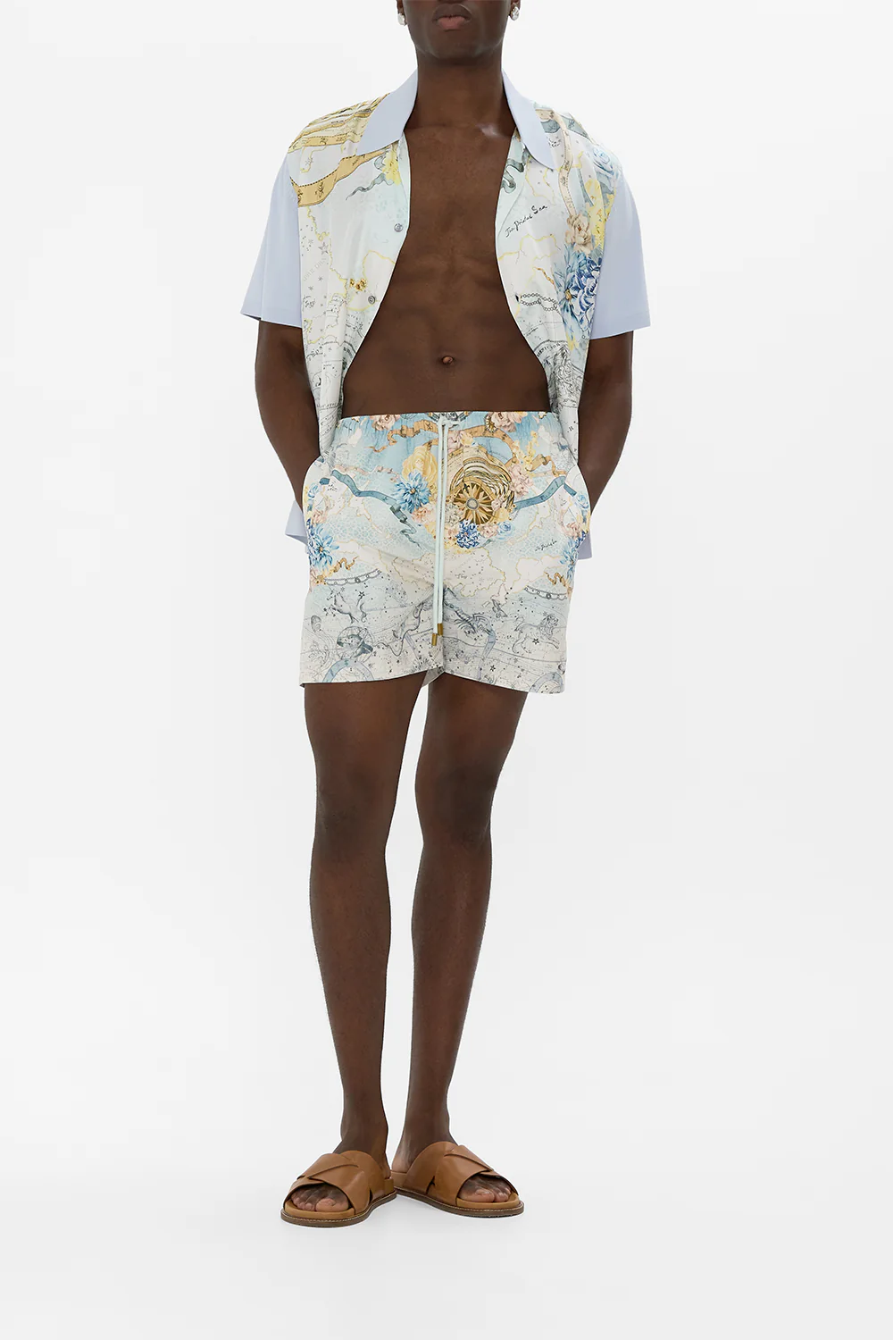 MID LENGTH BOARDSHORT WITH ELASTIC WAIST MY LUCKY STARS - Image 7