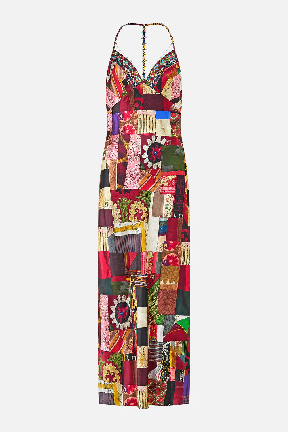 CHAIN DETAIL SLIP DRESS PATCHWORK ALCHEMY - Image 3