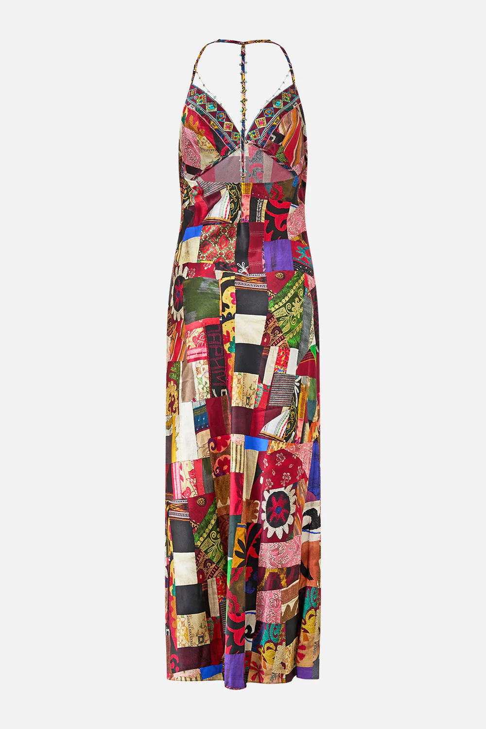 CHAIN DETAIL SLIP DRESS PATCHWORK ALCHEMY - Image 6
