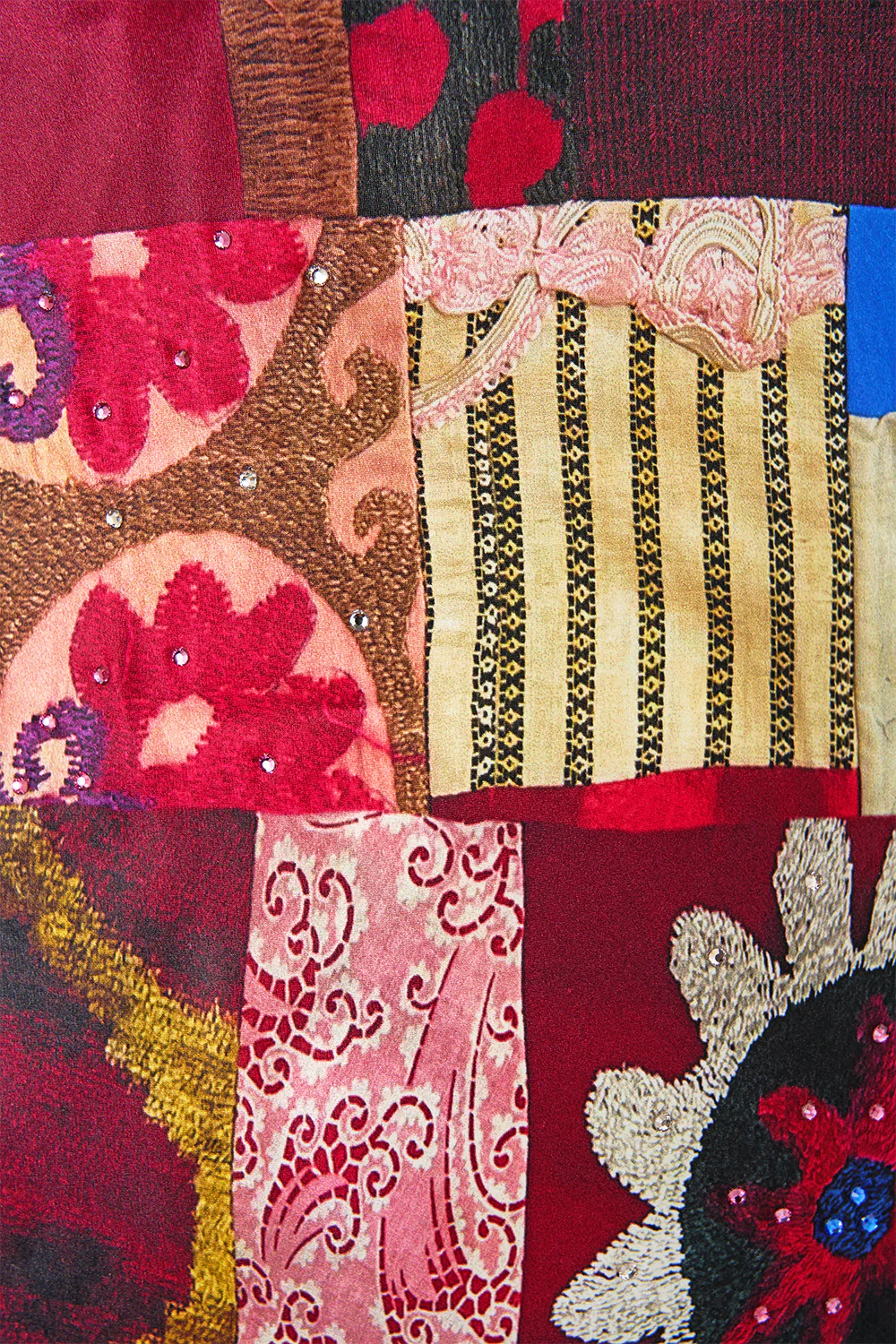 CHAIN DETAIL SLIP DRESS PATCHWORK ALCHEMY - Image 7