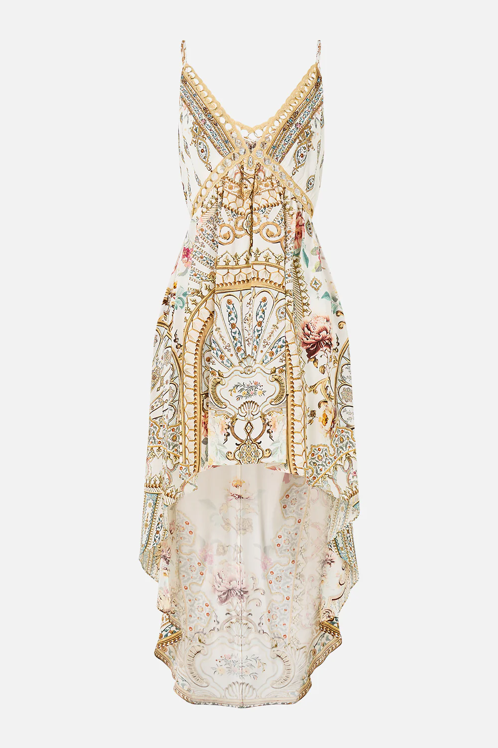 STRAPPY HIGH LOW DRESS WITH POCKETS OTTOMAN DYNASTY - Image 3