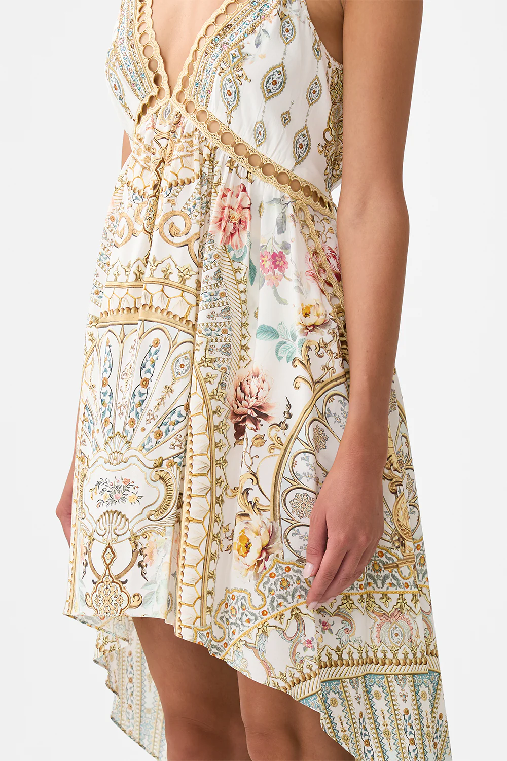 STRAPPY HIGH LOW DRESS WITH POCKETS OTTOMAN DYNASTY - Image 6