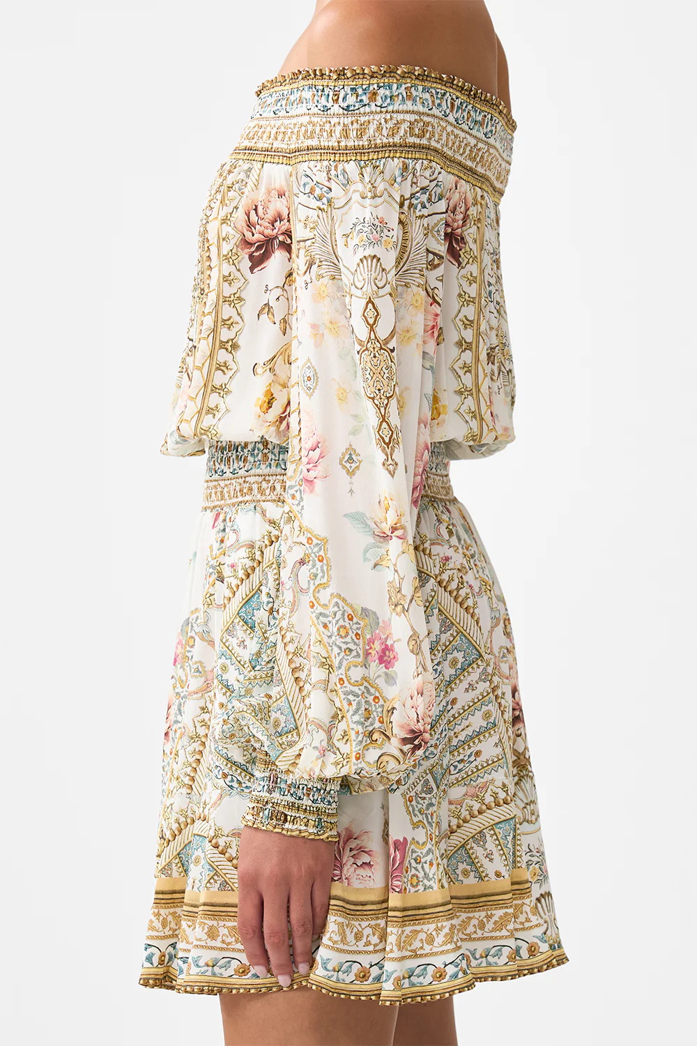 OFF SHOULDER SHORT DRESS OTTOMAN DYNASTY - Image 7