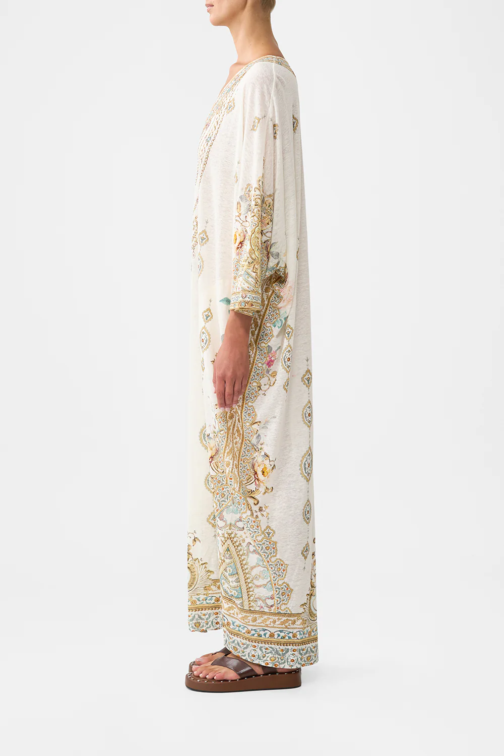 V NECK BATWING KAFTAN OTTOMAN DYNASTY - Image 4