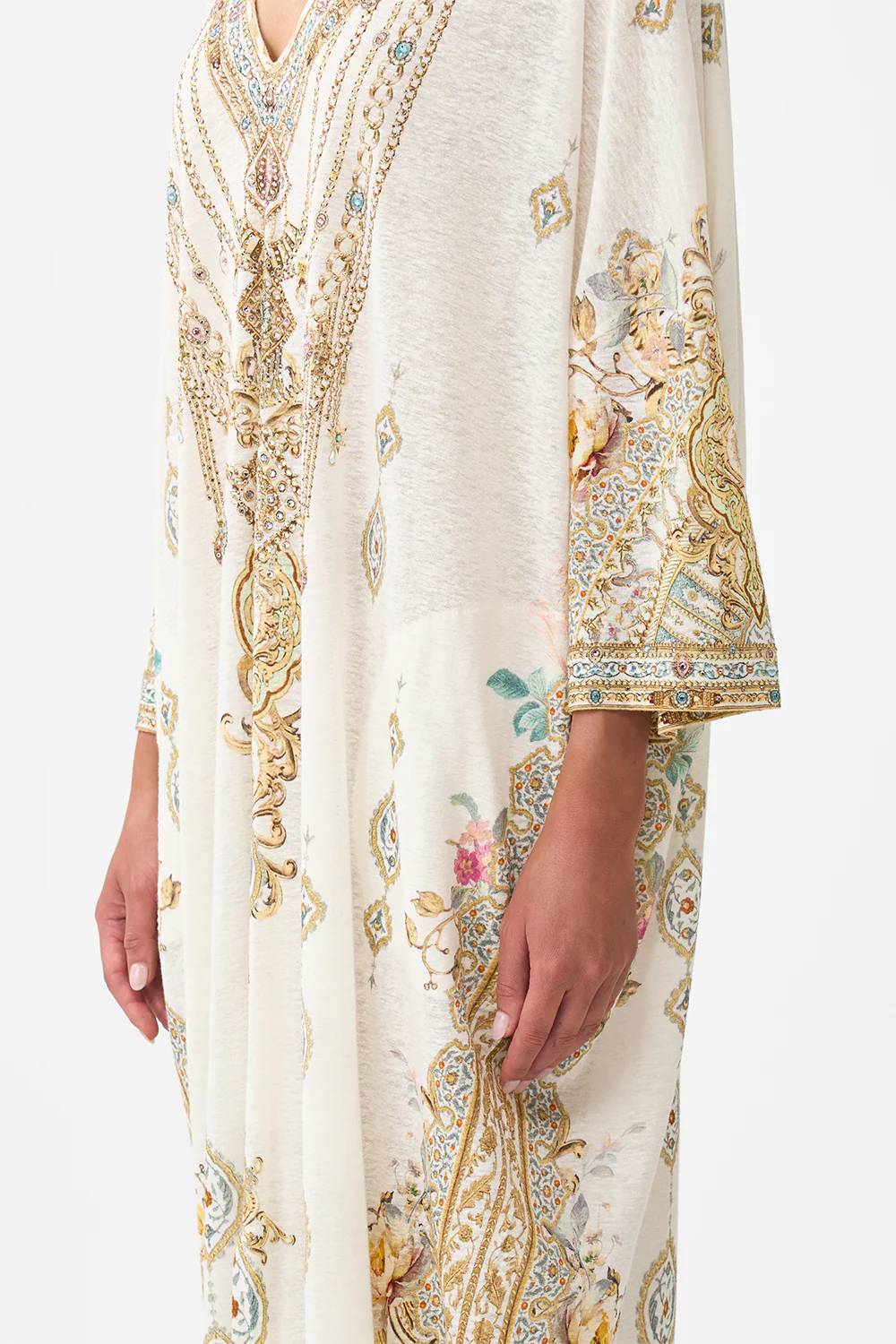 V NECK BATWING KAFTAN OTTOMAN DYNASTY - Image 5