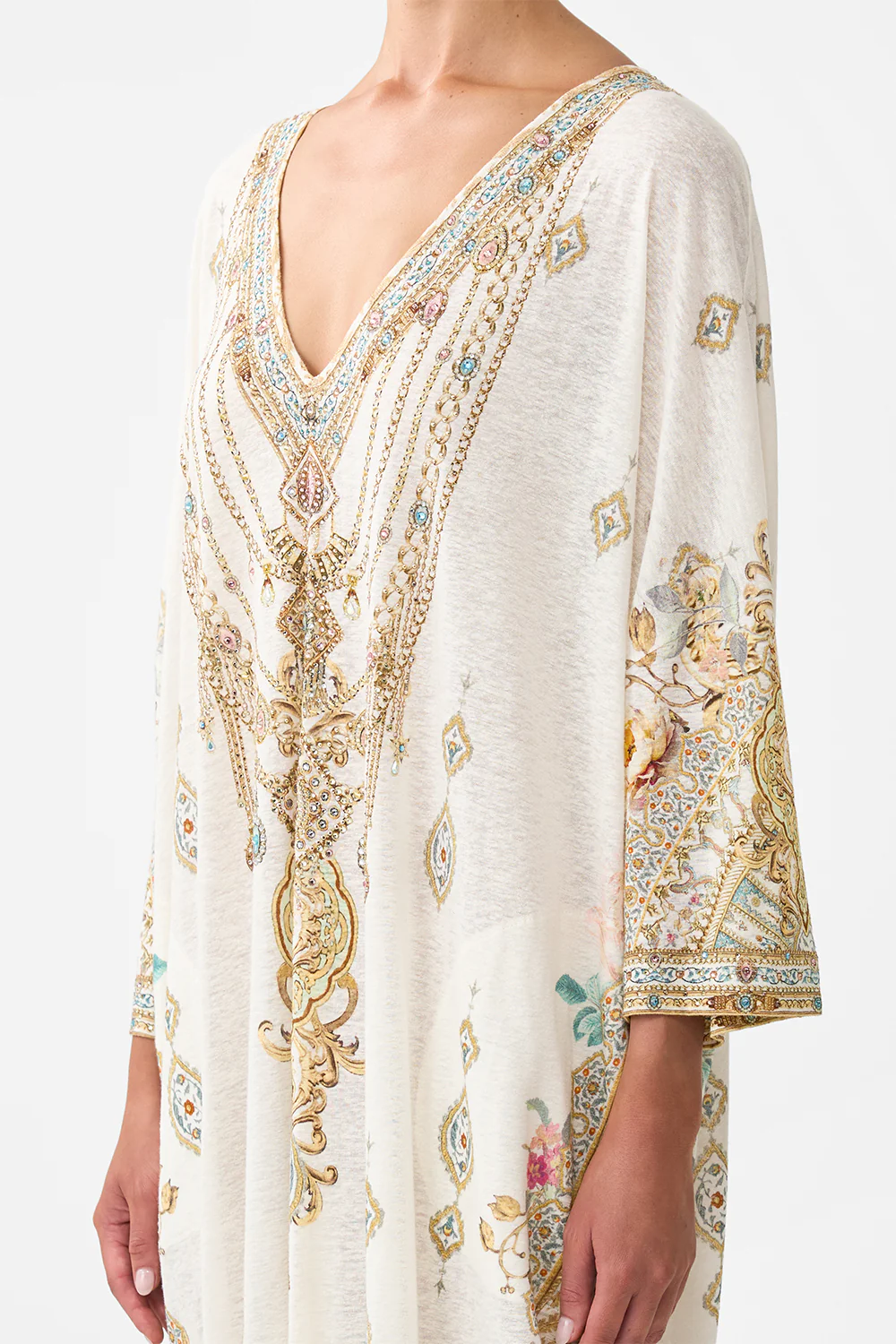 V NECK BATWING KAFTAN OTTOMAN DYNASTY - Image 6