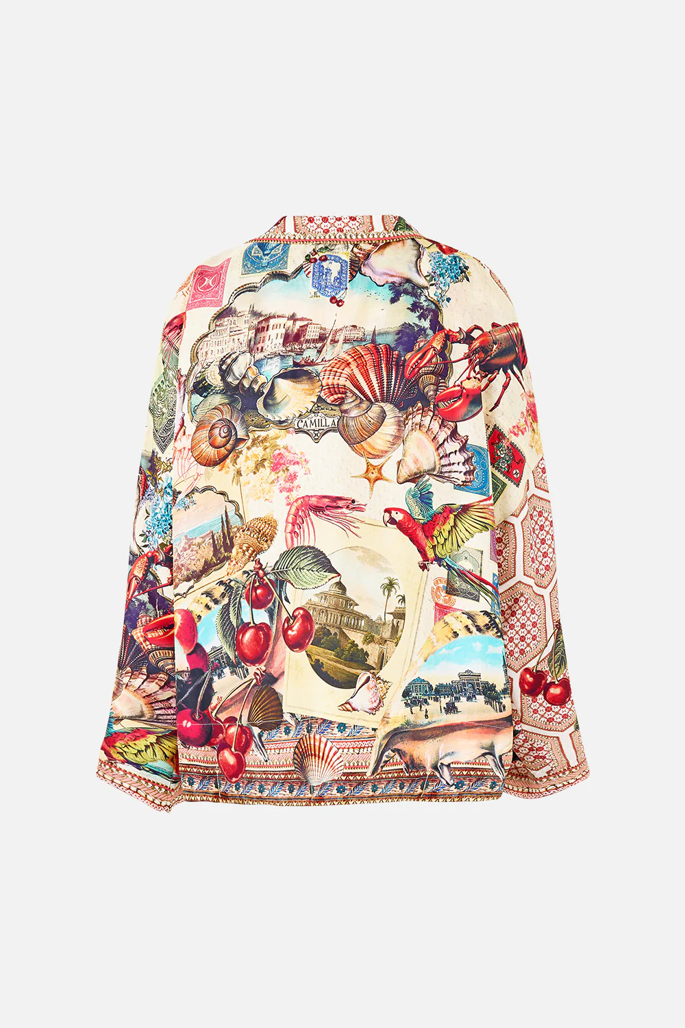 CROPPED RELAXED SHIRT NOTES FROM THE ROAD - Image 6