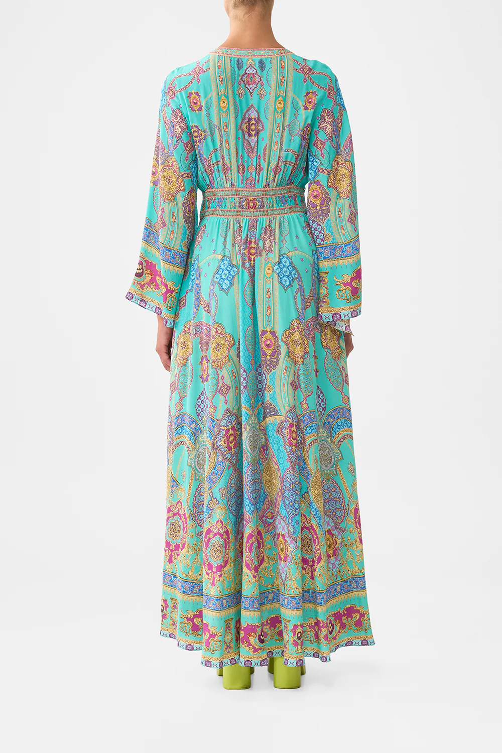 KIMONO SLEEVE DRESS WITH SHIRRING DETAIL THE CONCUBINES CORRIDOR - Image 2