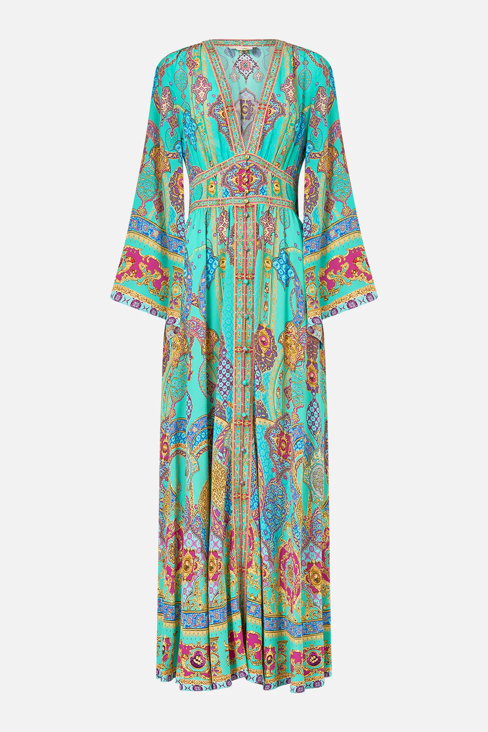 KIMONO SLEEVE DRESS WITH SHIRRING DETAIL THE CONCUBINES CORRIDOR - Image 3
