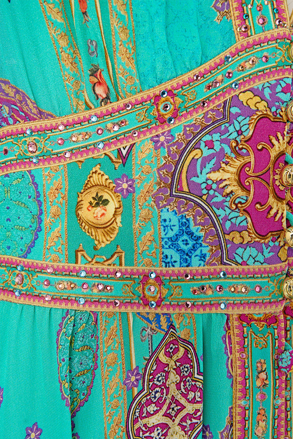KIMONO SLEEVE DRESS WITH SHIRRING DETAIL THE CONCUBINES CORRIDOR - Image 8