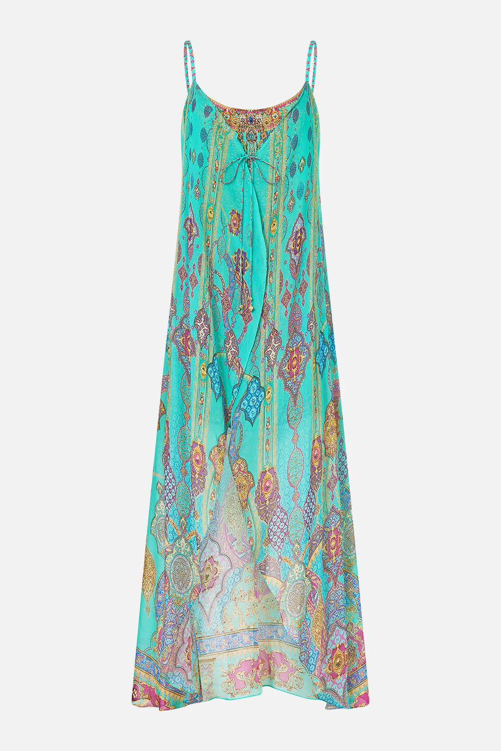 MINI DRESS WITH LONG OVERLAY THE CONCUBINES CORRIDOR - Image 3