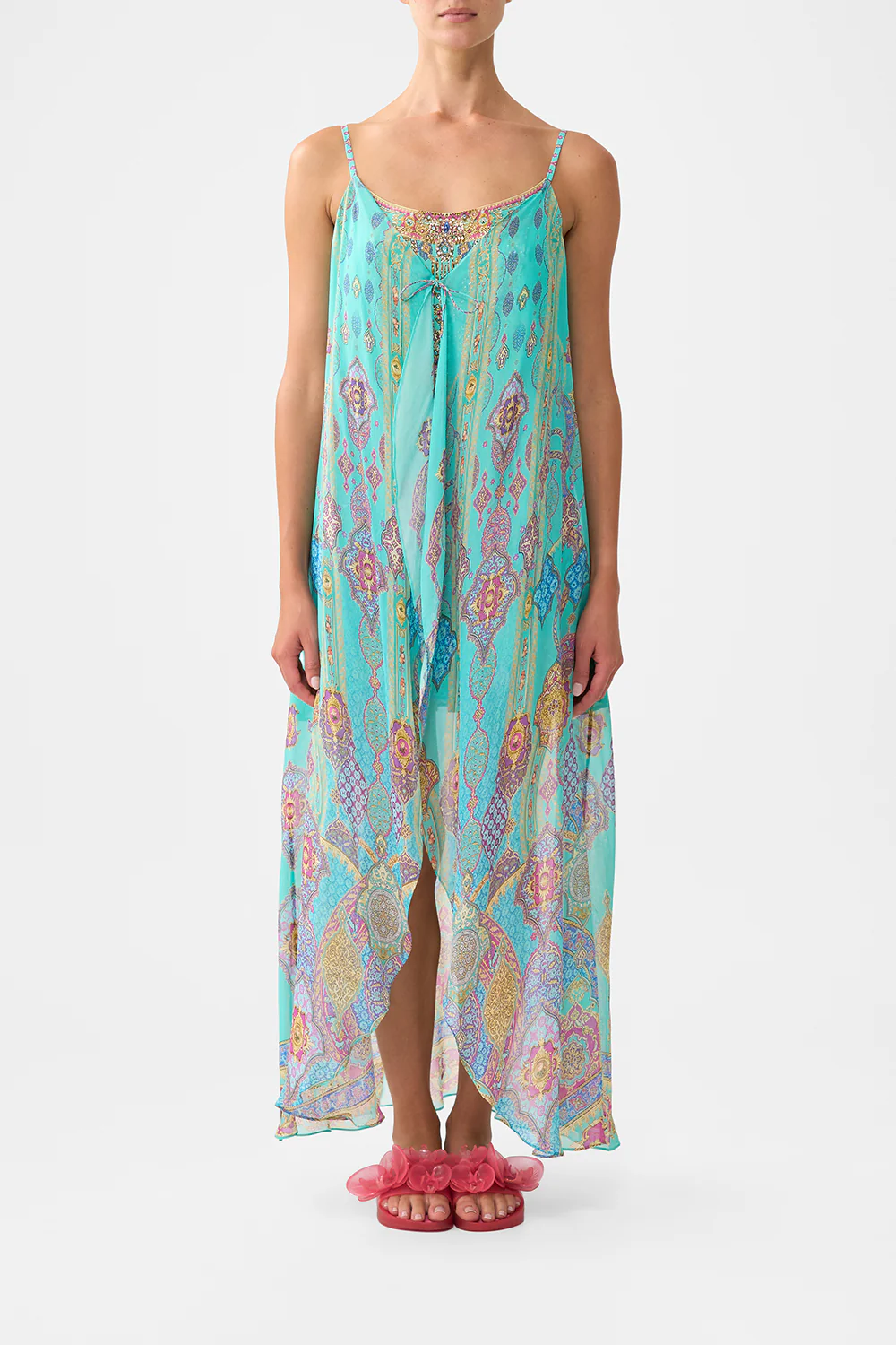MINI DRESS WITH LONG OVERLAY THE CONCUBINES CORRIDOR - Image 8