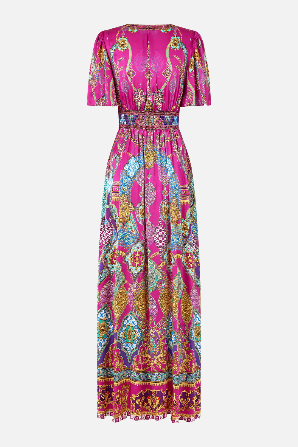 SHAPED WAISTBAND DRESS WITH FLUTTER SLEEVES CONCUBINES, SULTANS & COURTIERS - Image 7