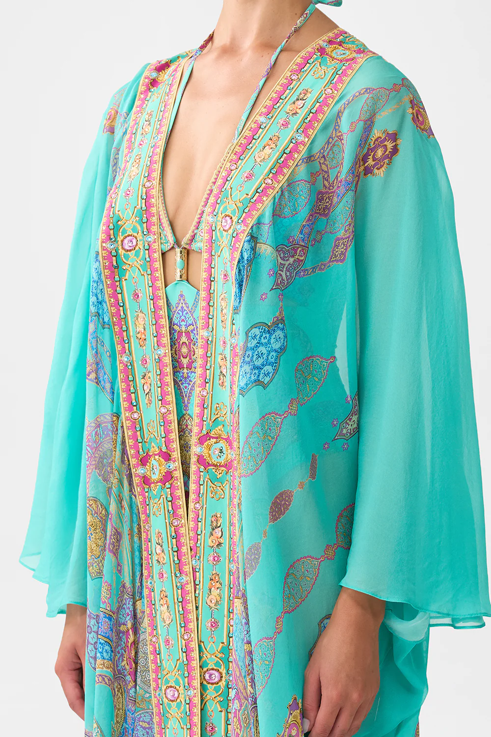 LONG SLEEVE LONG CAPE THE CONCUBINES CORRIDOR - Image 5