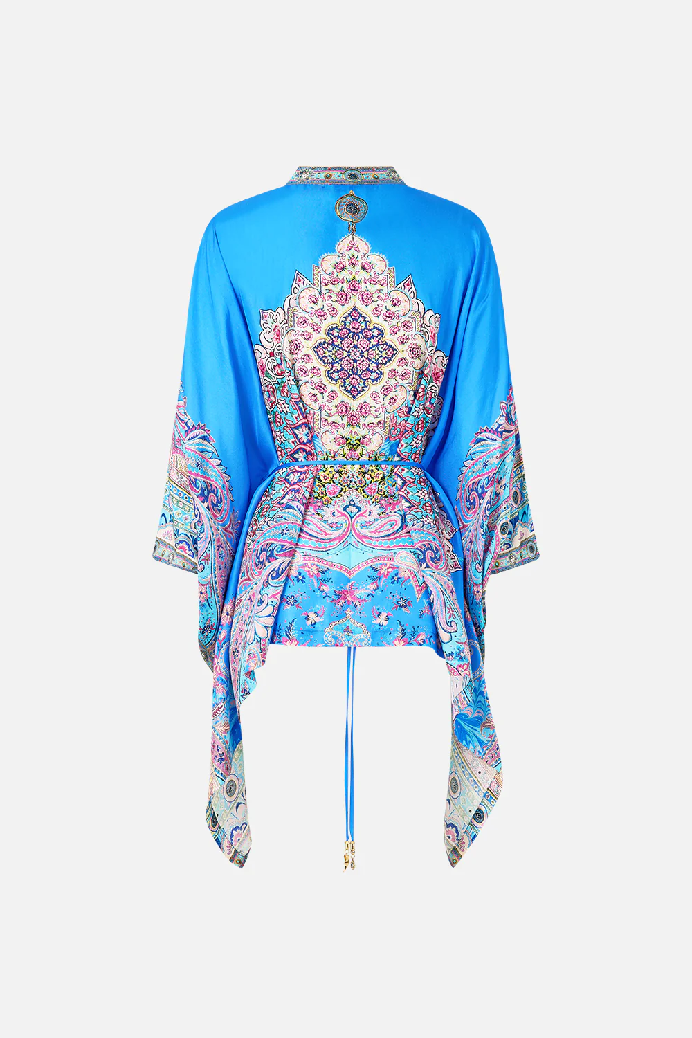 BUTTON THROUGH SCARF BLOUSE FOOTSTEPS IN FOLKLORE - Image 7