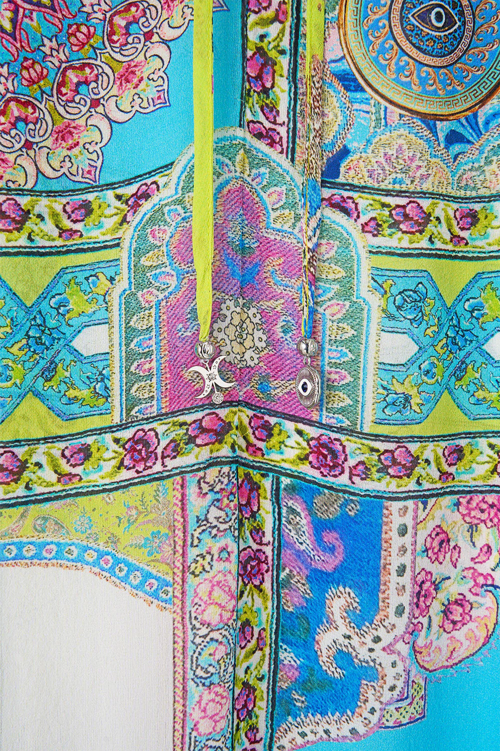 LONG DRESS WITH HANDKERCHIEF SLEEVE MAGIC CARPET RIDE - Image 9