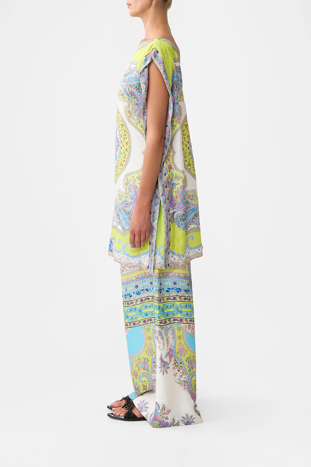 GUSSET TUNIC SHORT KAFTAN MAGIC CARPET RIDE - Image 4