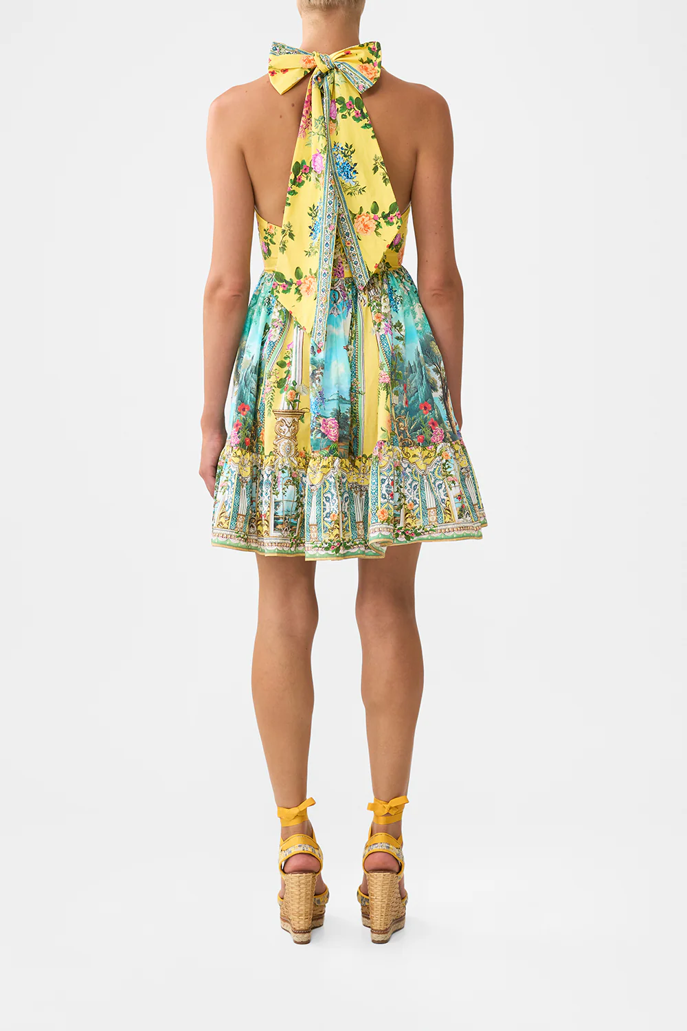 RUFFLE HEM HALTER SHORT DRESS TALES OF TOPKAPI PALACE - Image 2
