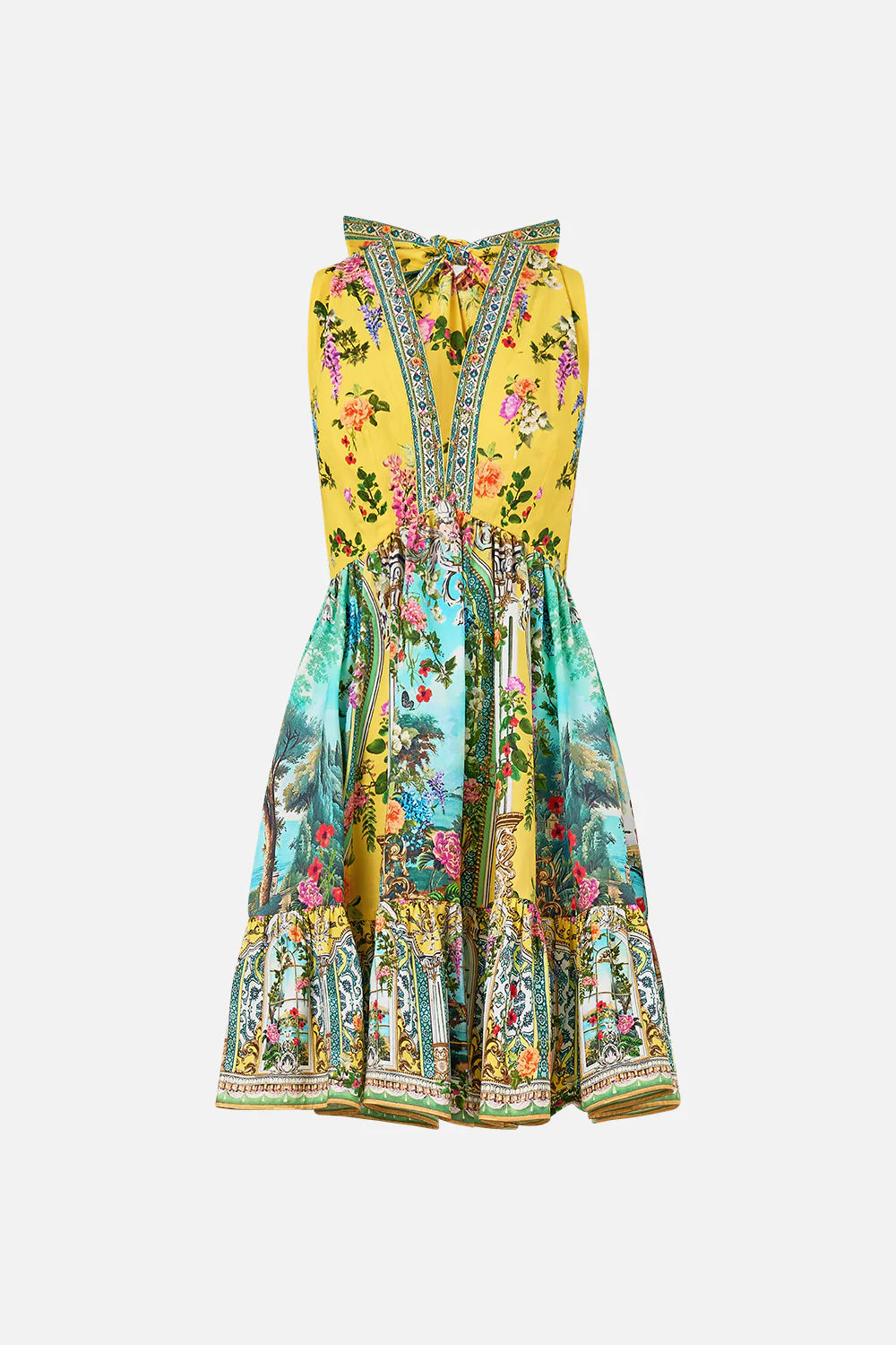 RUFFLE HEM HALTER SHORT DRESS TALES OF TOPKAPI PALACE - Image 3
