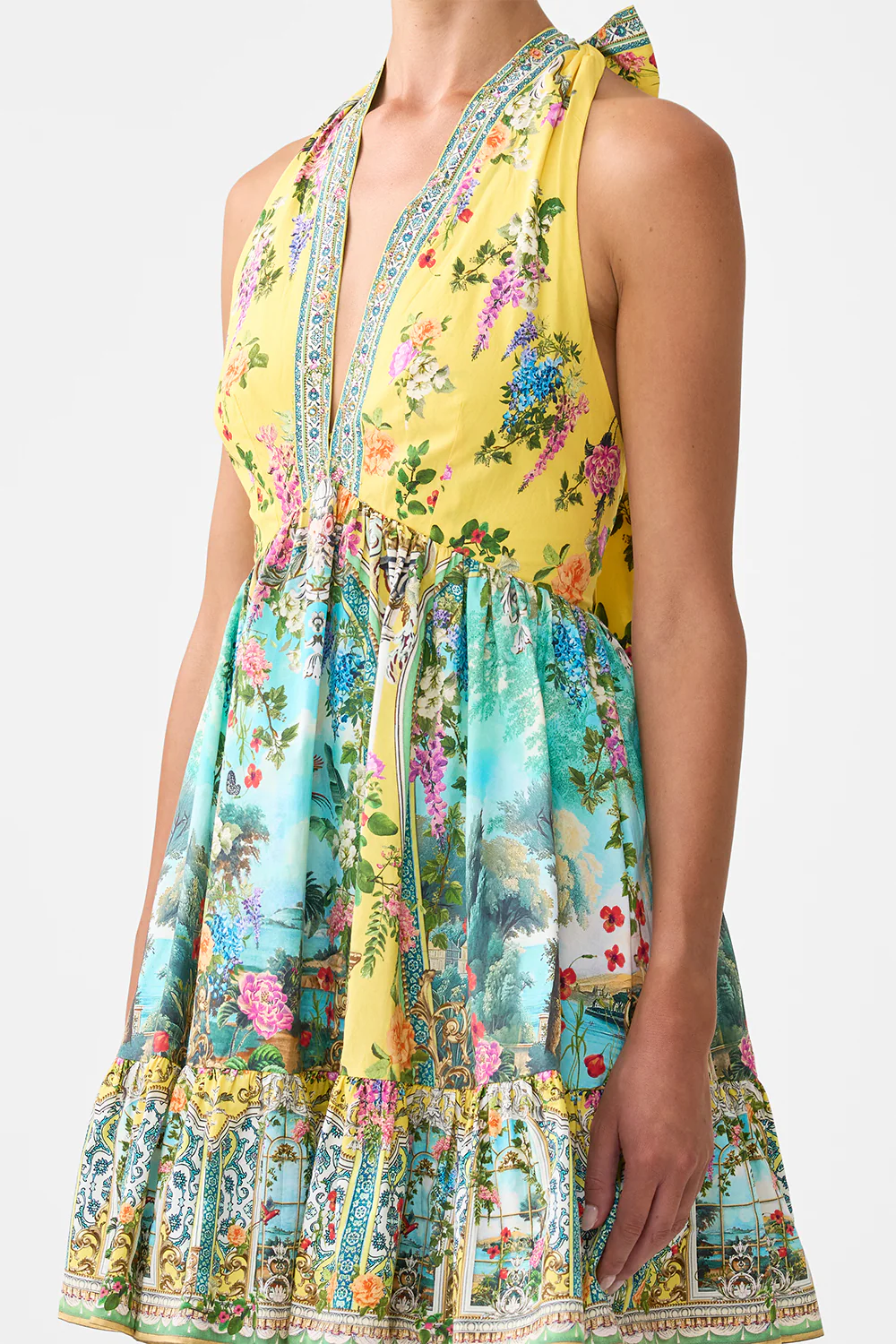 RUFFLE HEM HALTER SHORT DRESS TALES OF TOPKAPI PALACE - Image 5